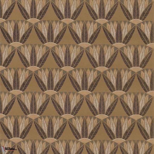 Castalia-behang-Tapete-Casamance-Mordoré/Noir-Rol-76161734-Selected Wallpapers