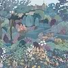 Castle Garden wallpaper-Little Greene-Tea with Florence-Set-Selected Wallpapers-Interiors