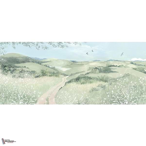 Cent Collines behang-Les Dominotiers-01-Non Woven (70 cm)-M2-Selected Wallpapers-Interiors