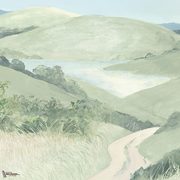 Cent Collines behang-Les Dominotiers-Selected Wallpapers-Interiors