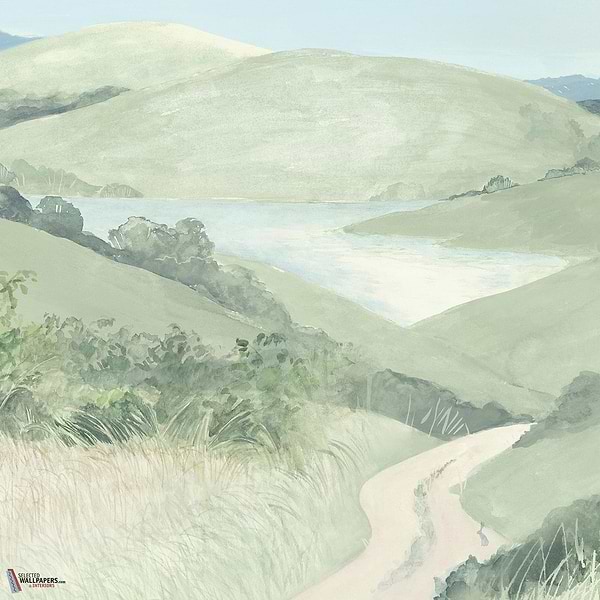 Cent Collines behang-Les Dominotiers-Selected Wallpapers-Interiors