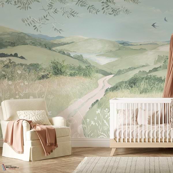 Cent Collines behang-Les Dominotiers-Selected Wallpapers-Interiors