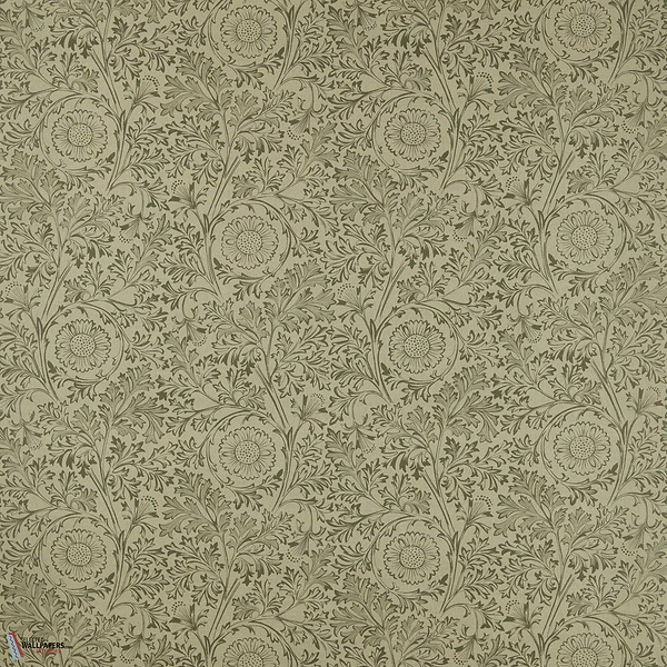 Chamomile stof-Morris & Co.-Bayleaf-Meter (M1)-Selected Wallpapers-Interiors