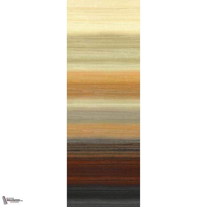 Chanderi behang-Masureel-Peach-Paneel-260 cm-Selected Wallpapers-Interiors