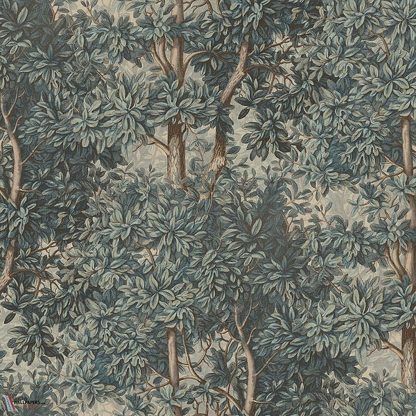 Charles behang-Sandberg-Blue-Mattic-M2-Selected Wallpapers-Interiors