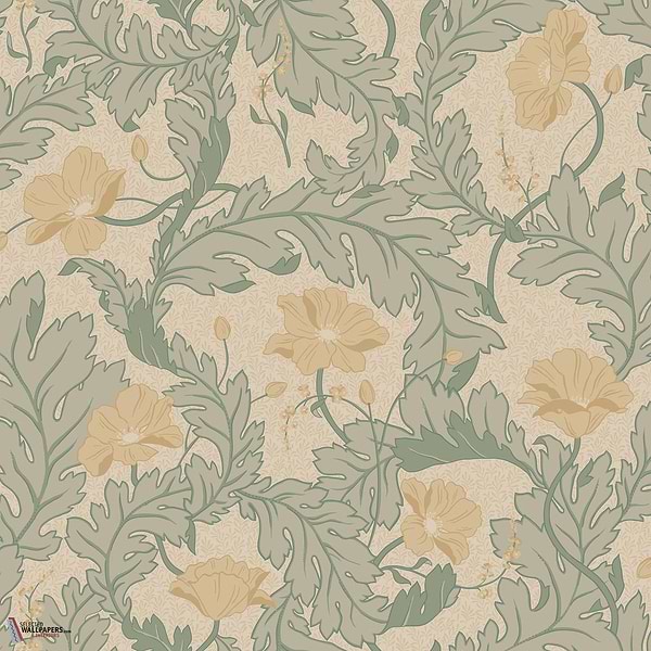 Charlotta behang-Sandberg-Yellow-Rol-Selected Wallpapers-Interiors