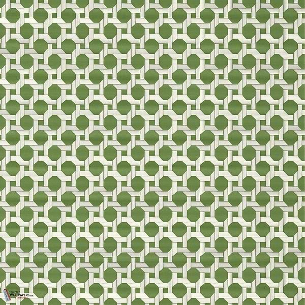 Charter behang-Thibaut-Green-Rol-Selected Wallpapers-Interiors