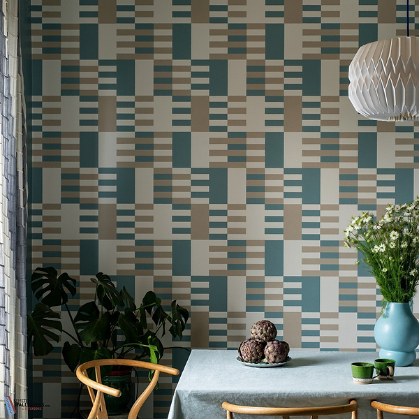 Check-Behang-Tapete-Farrow & Ball-Selected Wallpapers