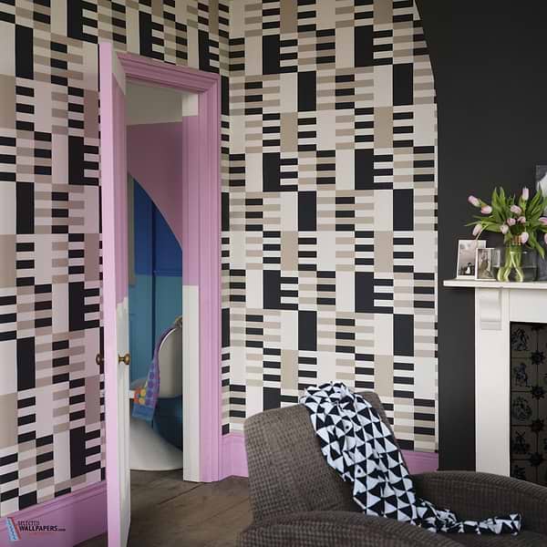 Check-Wallpaper-Farrow & Ball-Selected Wallpapers