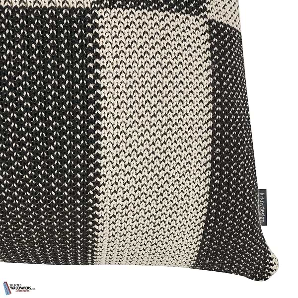 Checkerboard Knit Kussen-Kirkby Design-Kissen-Cushion-Monochrome-60 x 60 cm-Selected Interiors
