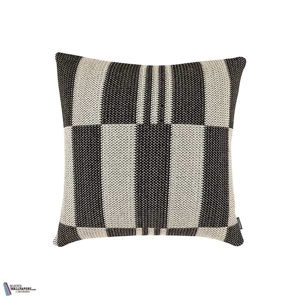 Checkerboard Knit Kussen-Kirkby Design-Kissen-Cushion-Monochrome-60 x 60 cm-Selected Interiors