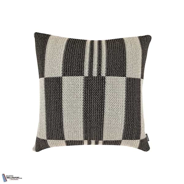 Checkerboard Knit Kussen-Kirkby Design-Kissen-Cushion-Monochrome-60 x 60 cm-Selected Interiors