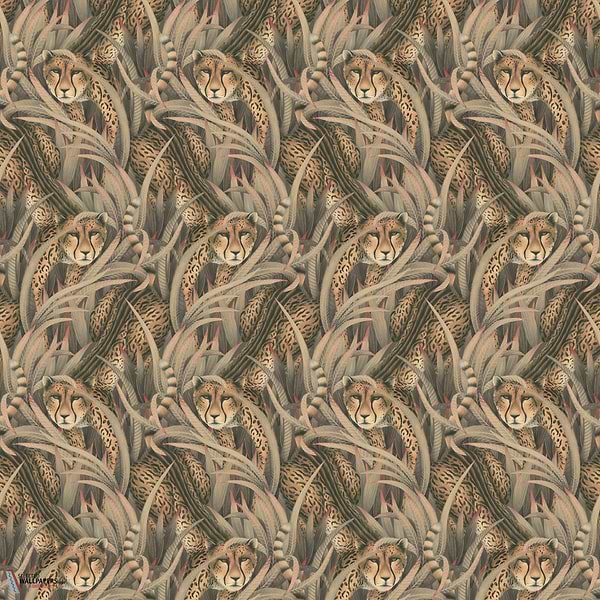 Cheetah Prowl behang-Cole & Son-Slate-Rol-Selected Wallpapers-Interiors