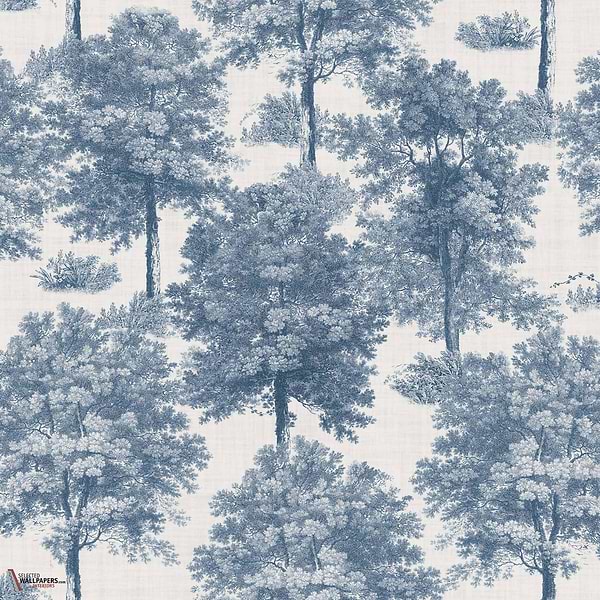 Chestnut Tree behang-Coordonne-Blue-Non Woven-Rol-Selected Wallpapers-Interiors