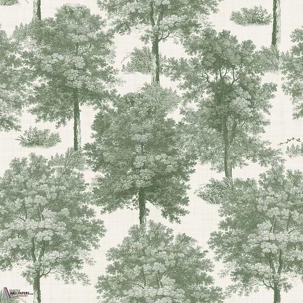 Chestnut Tree behang-Coordonne-Green-Non Woven-Rol-Selected Wallpapers-Interiors