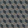 Chiara wallpaper-Sandberg-Dark Blue-Mattic-M2-Selected Wallpapers-Interiors