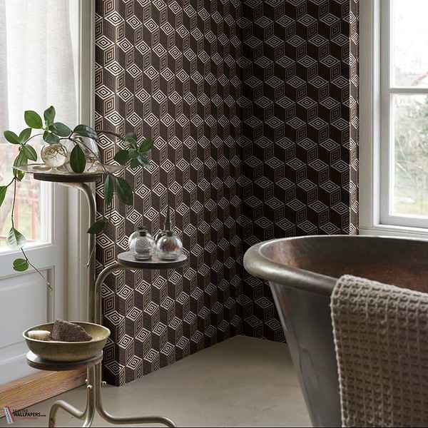 Chiara wallpaper-Sandberg-Selected Wallpapers-Interiors