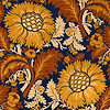 Chinese Damask wallpaper-Coordonné-Mustard-Non Woven-Roll-Selected Wallpapers-Interiors