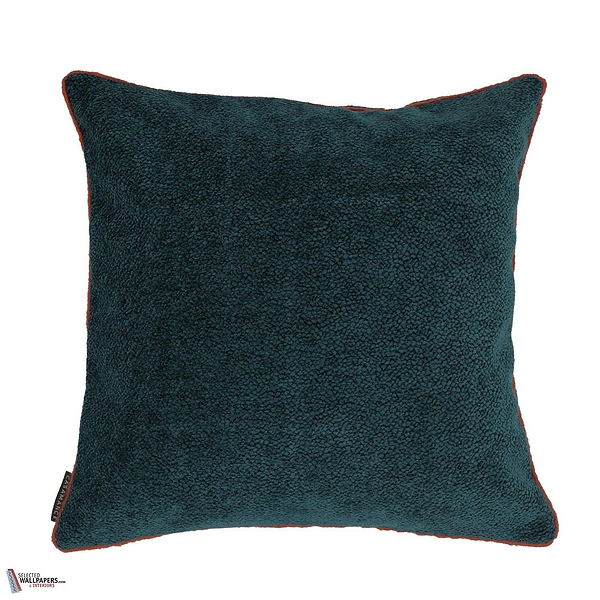 Chroma kussen-Casamance-Bleu Sarcelle-45 x 45 cm-Selected Wallpapers-Interiors