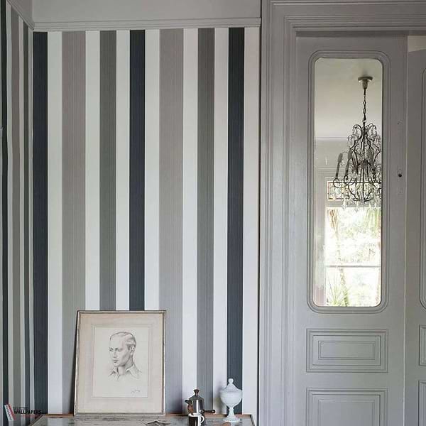 Chromatic Stripe behang-Behang-Farrow & Ball-Selected Wallpapers &amp; Interiors