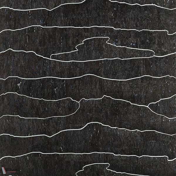 Cloud Mosaic behang-Thibaut-Black silver-Rol-Selected Wallpapers-Interiors