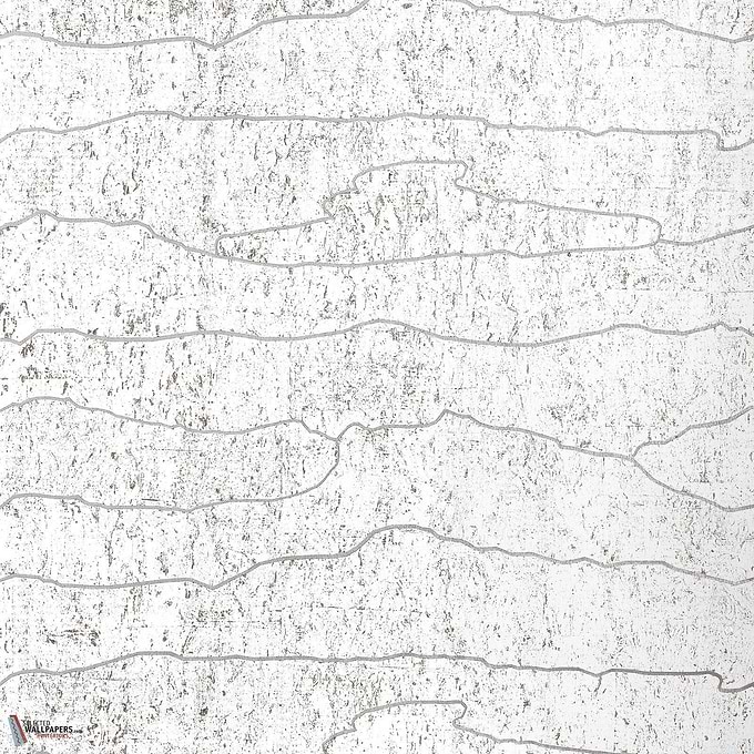 Cloud Mosaic behang-Thibaut-White silver-Rol-Selected Wallpapers-Interiors