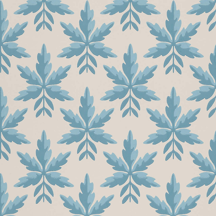 Clutterbuck-behang-Tapete-Little Greene-Puce-Rol-0245CLPUCEZ-Selected Wallpapers