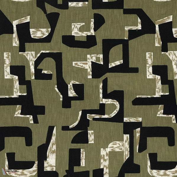 Colorado stof-Casamance-Vert-Meter (M1)-Selected Wallpapers-Interiors