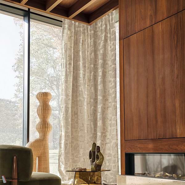 Colorado stof-Casamance-Selected Wallpapers-Interiors