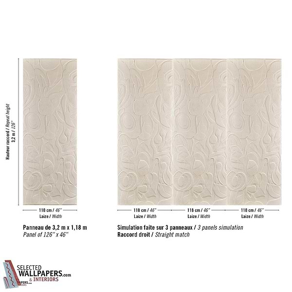 Colosse Frutier Lin behang-Elitis-wallpaper-tapete-Selected-Wallpapers-Interiors