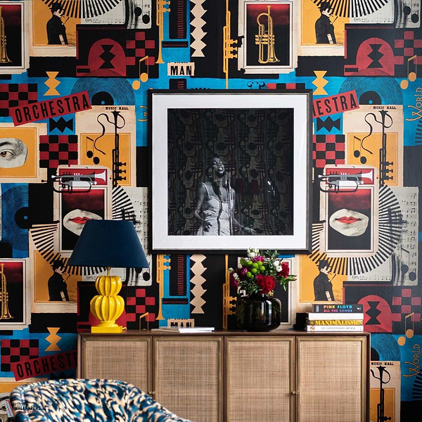 Composer Machine behang-Mind the Gap-Selected Wallpapers-Interiors