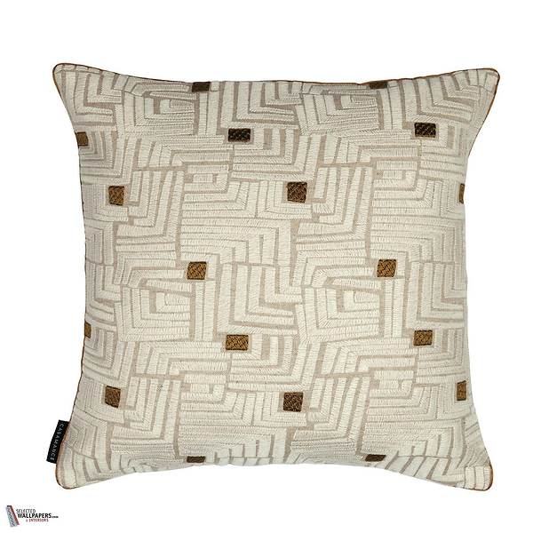 Composition kussen-Casamance-Naturel-45 x 45 cm-Selected Wallpapers-Interiors