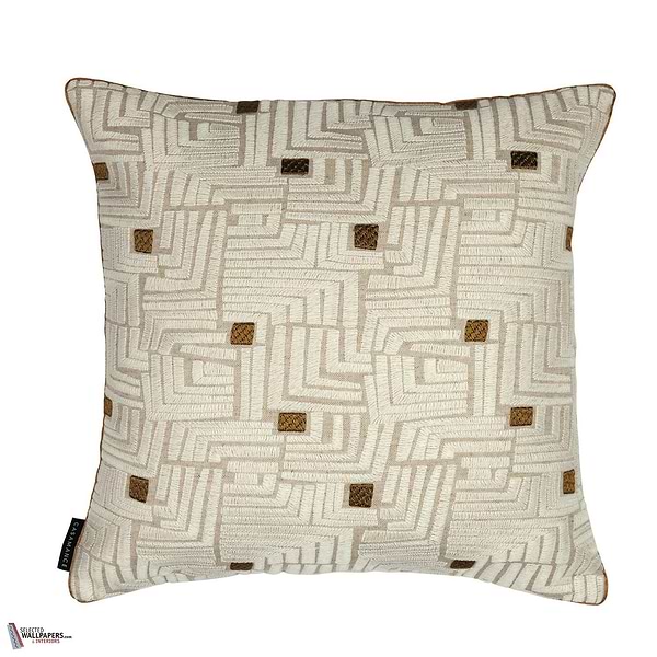 Composition kussen-Casamance-Naturel-45 x 45 cm-Selected Wallpapers-Interiors