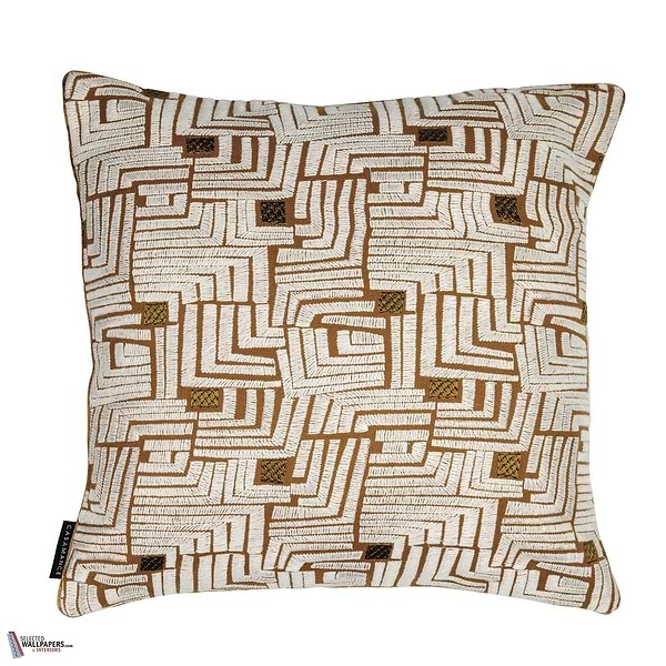 Composition kussen-Casamance-Orange Terreux-45 x 45 cm-Selected Wallpapers-Interiors