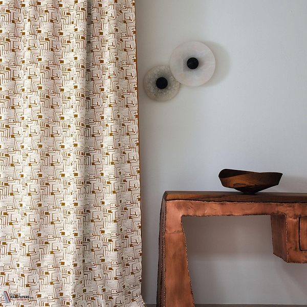 Composition stof-Casamance-Selected Wallpapers-Interiors
