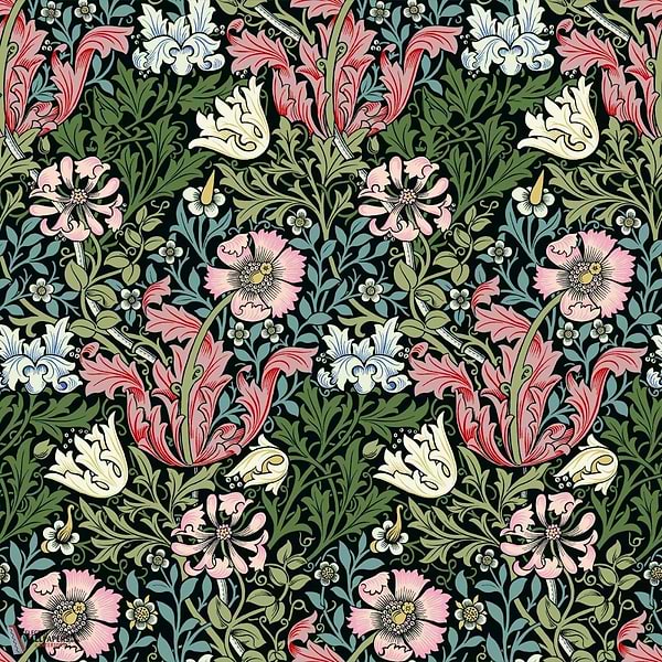 Compton behang-House of Hackney-wallpaper-tapete-Onyx-200 cm-Selected-Wallpapers-Interiors