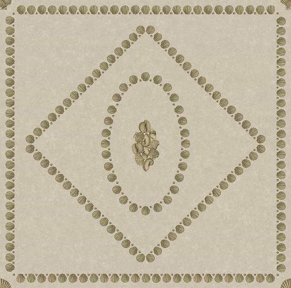 Conchiglie-behang-Tapete-Cole & Son-Gold on Stone-Rol-123/5025-Selected Wallpapers