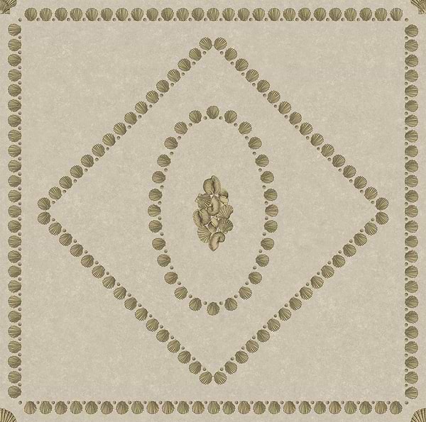 Conchiglie-behang-Tapete-Cole & Son-Gold on Stone-Rol-123/5025-Selected Wallpapers