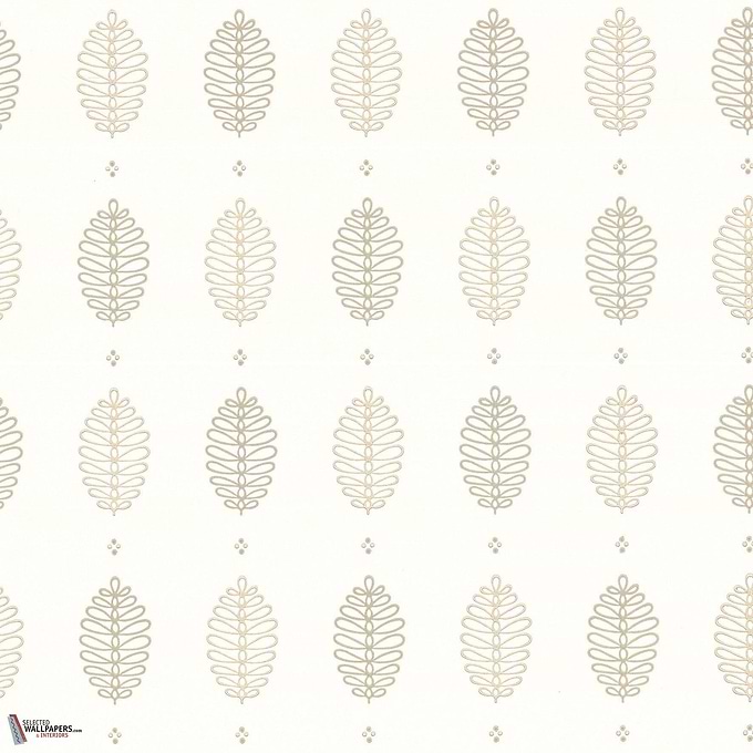 Cones behang-Little Greene-Lint-Rol-Selected Wallpapers-Interiors