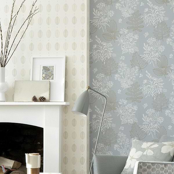 Cones behang-Little Greene-Selected Wallpapers-Interiors