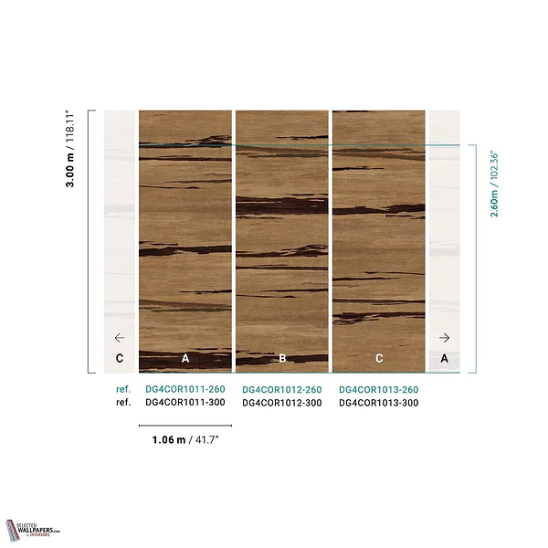 Cork behang-Masureel-Selected Wallpapers-Interiors