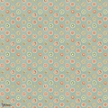 Court buttons behang-GP&J Baker-Aqua/red-Rol-Selected Wallpapers-Interiors