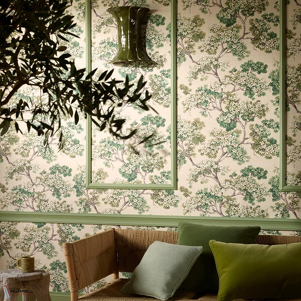 Courtine behang-Pierre Frey-Selected Wallpapers-Interiors