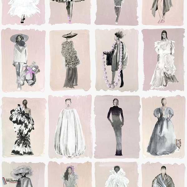 Couture Carousel behang-Cole & Son-Blush pearl-Rol-Selected Wallpapers-Interiors