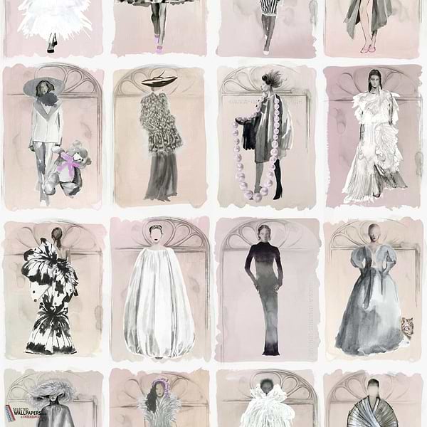 Couture Carousel windows behang-Cole & Son-Blush pearl-Rol-Selected Wallpapers-Interiors