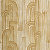 Crescent wallpaper in Gold/Ivory van Kelly Wearstler