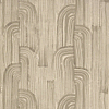 Crescent wallpaper in Taupe/Putty van Kelly Wearstler