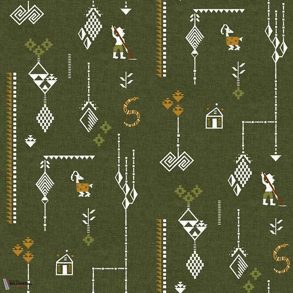 Criollo behang-Coordonne-Cactus-Bamboe-M2-Selected Wallpapers-Interiors