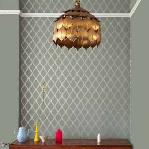 Crivelli Trellis behang-Behang-Farrow & Ball-Selected Wallpapers &amp; Interiors