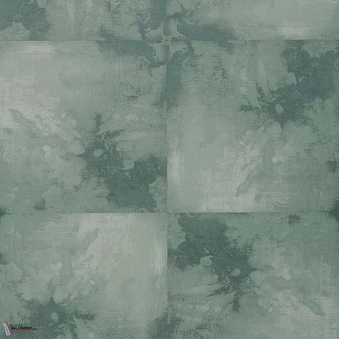 Crystalline behang-1838 wallcoverings-Emerald-Rol-Selected Wallpapers-Interiors